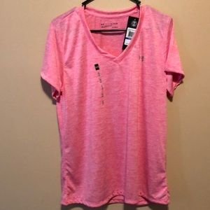 Pink Under Armour shirt